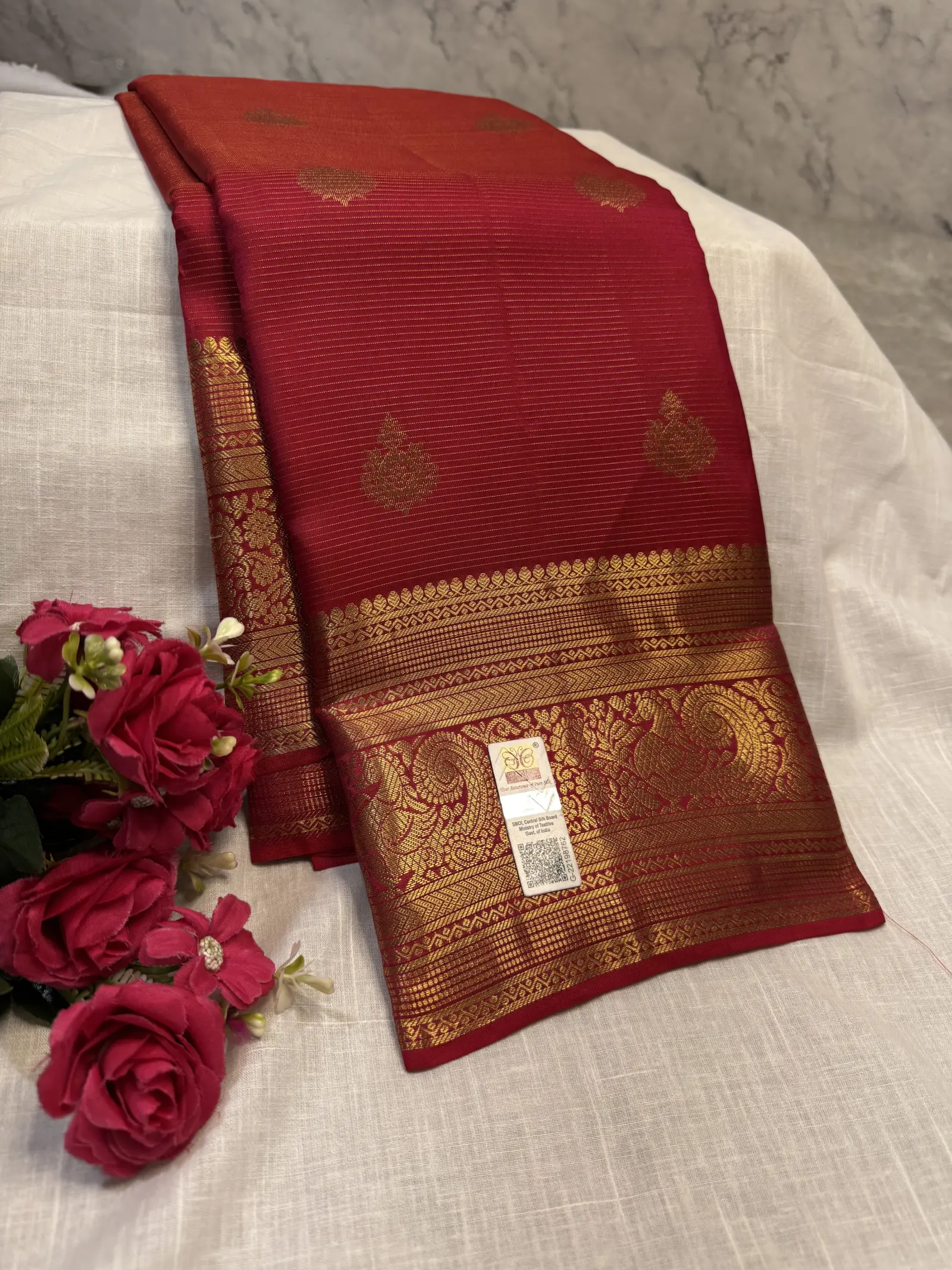 Traditional Kanchipuram Silk Saree for Celebrations