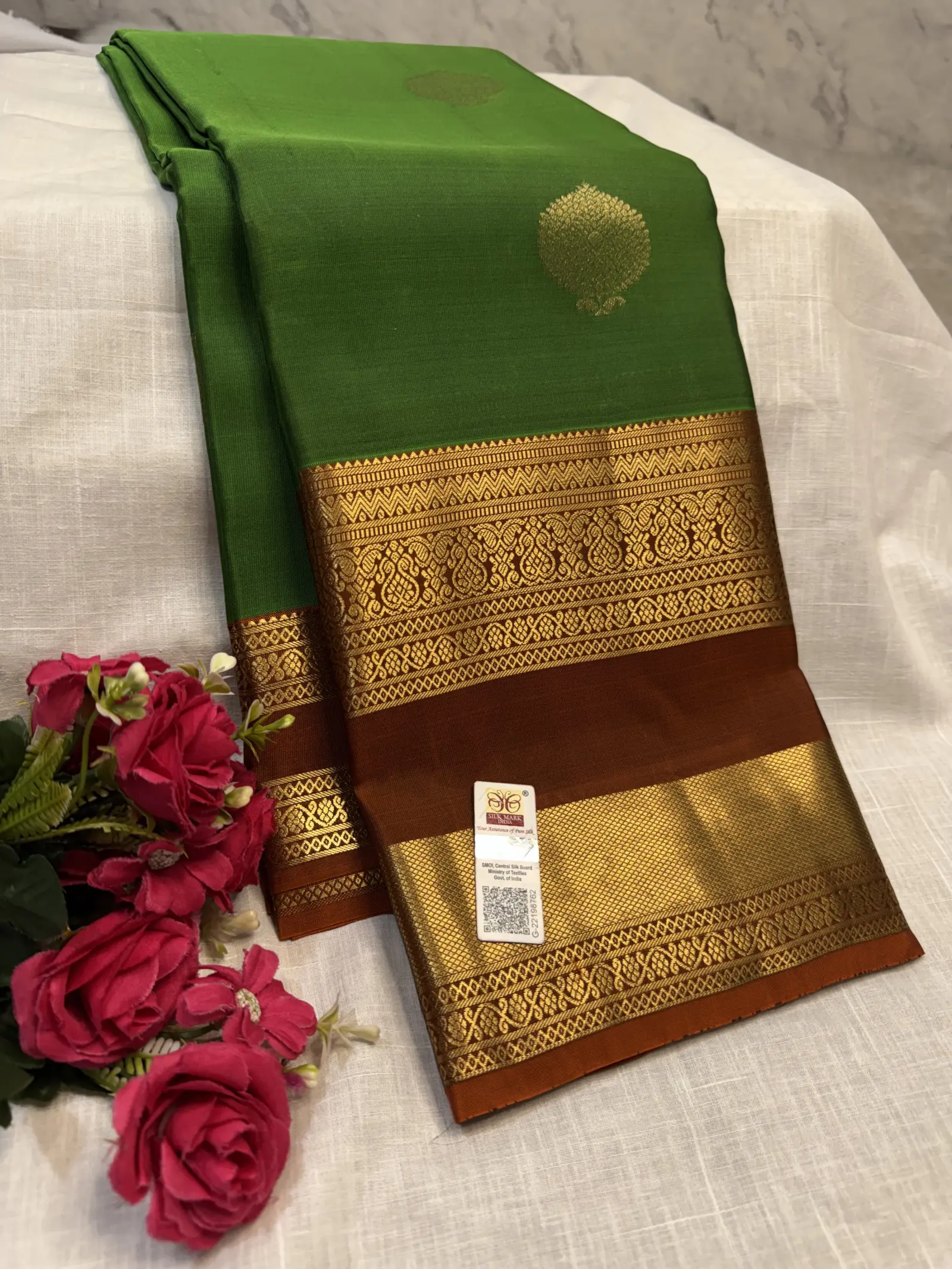 Elegant Kanchipuram Silk Saree for Special Occasions